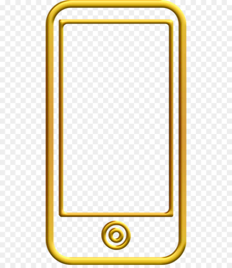 Schaltfläche Symbol Mobiltelefon mit großem Bildschirm und nur einer Taste an der Symbol für Frontikonen und Utensilien-Symbol - 