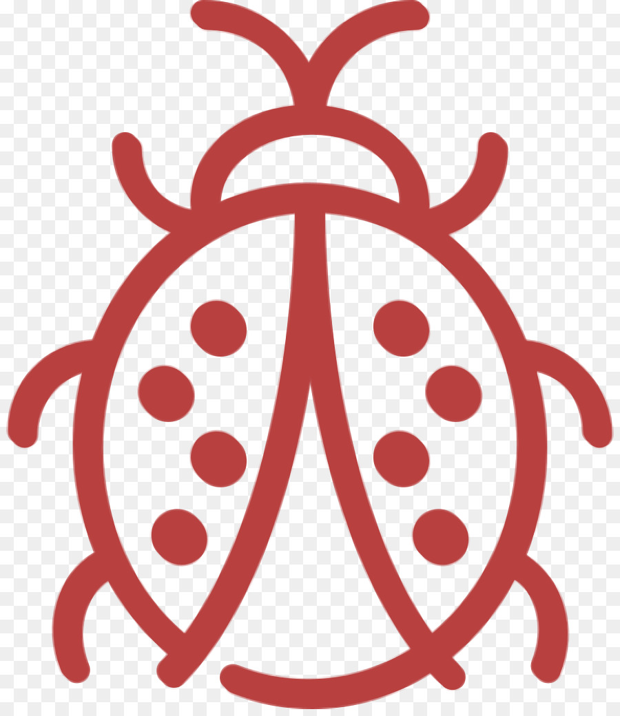 Linear Detailed Travel Elements icon Ladybug icon