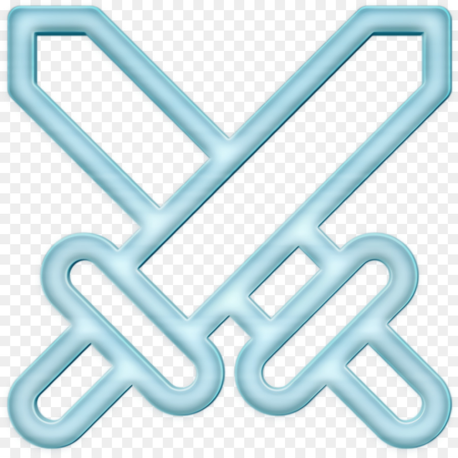 Kampf Symbol Gaming-Symbol Swords-Symbol - 
