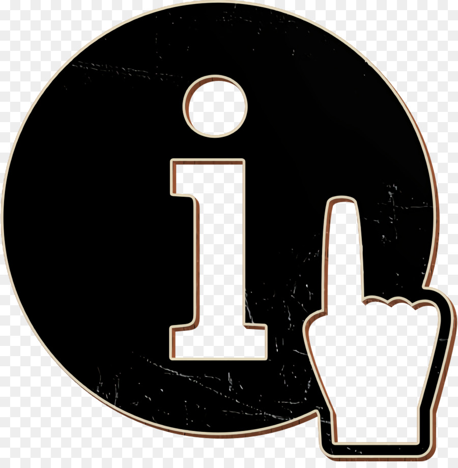 Schnittstellensymbol Shopping-Symbol Hilfe Informationstaste mit einer Hand mit einem Finger, der auf It-Symbol zeigt - 