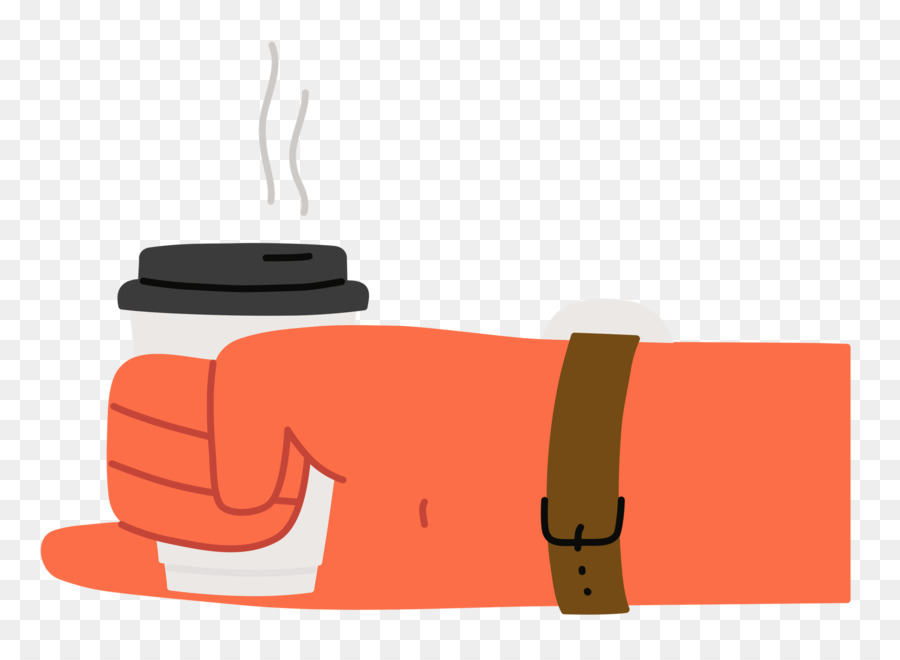 Hand, die Kaffee Handkaffee hält - 