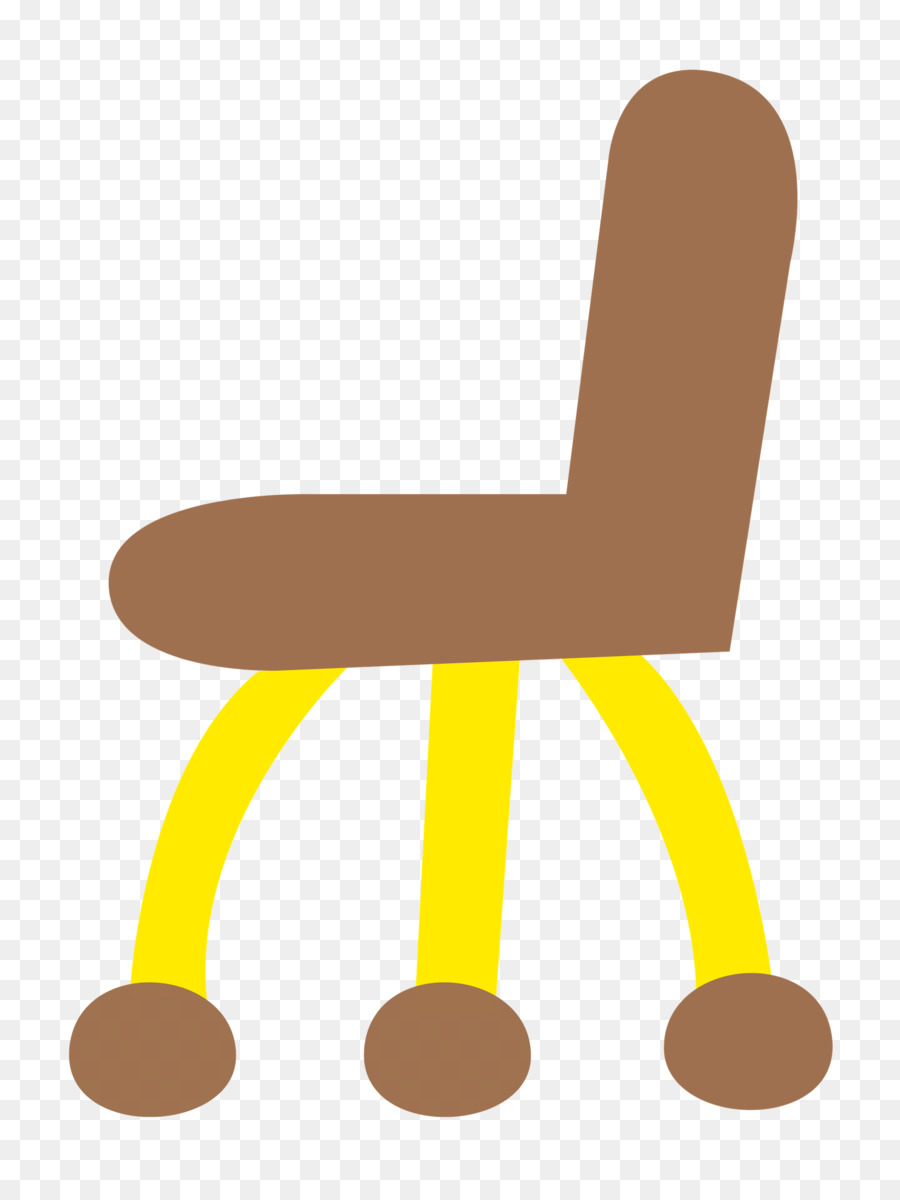 Metro di linea giallo sedia cartone animato - 