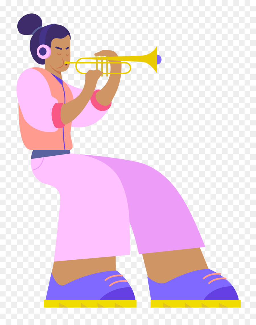 Playing the trumpet Music