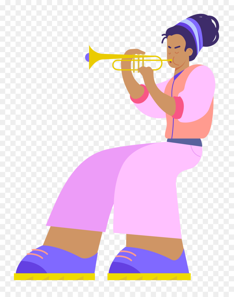 Playing the trumpet Music