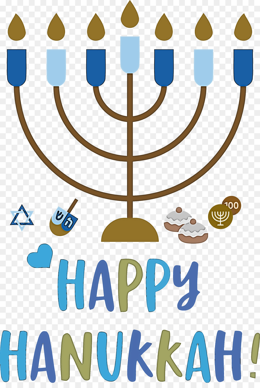 Happy Hanukkah Hanukkah Jüdisches Festival - 