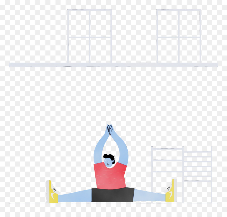 Linea di seduta del carattere yoga H & M - 