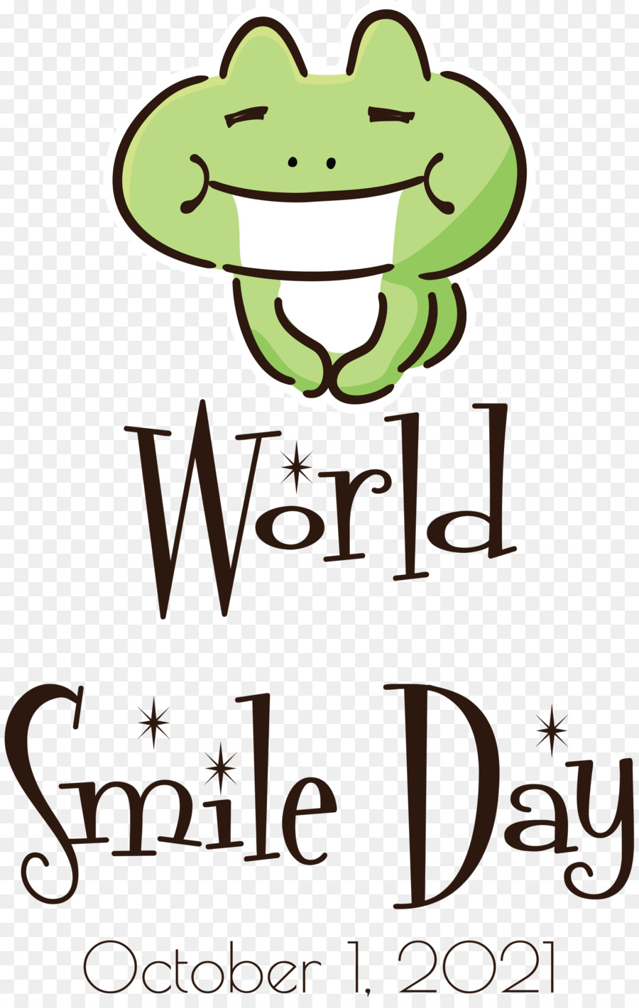 Welt Lächeln Tag - 