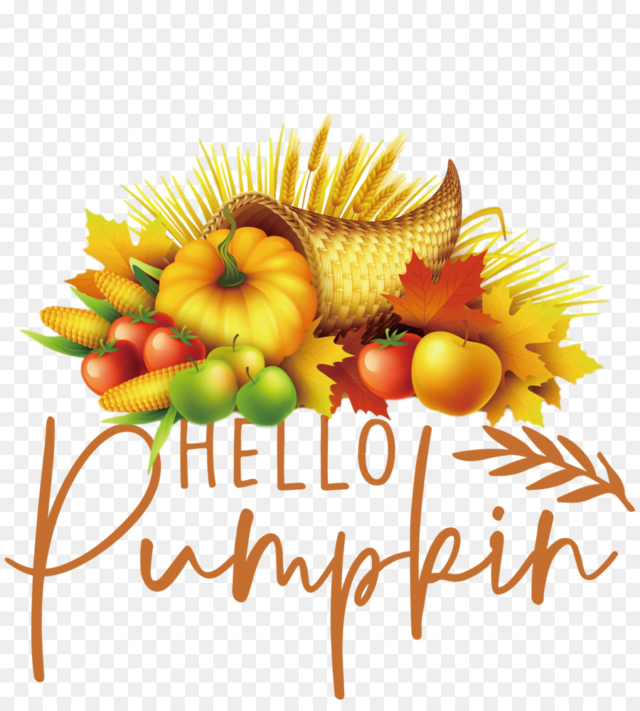 Xin chào Pumpkin mùa thu Lễ Tạ ơn - 