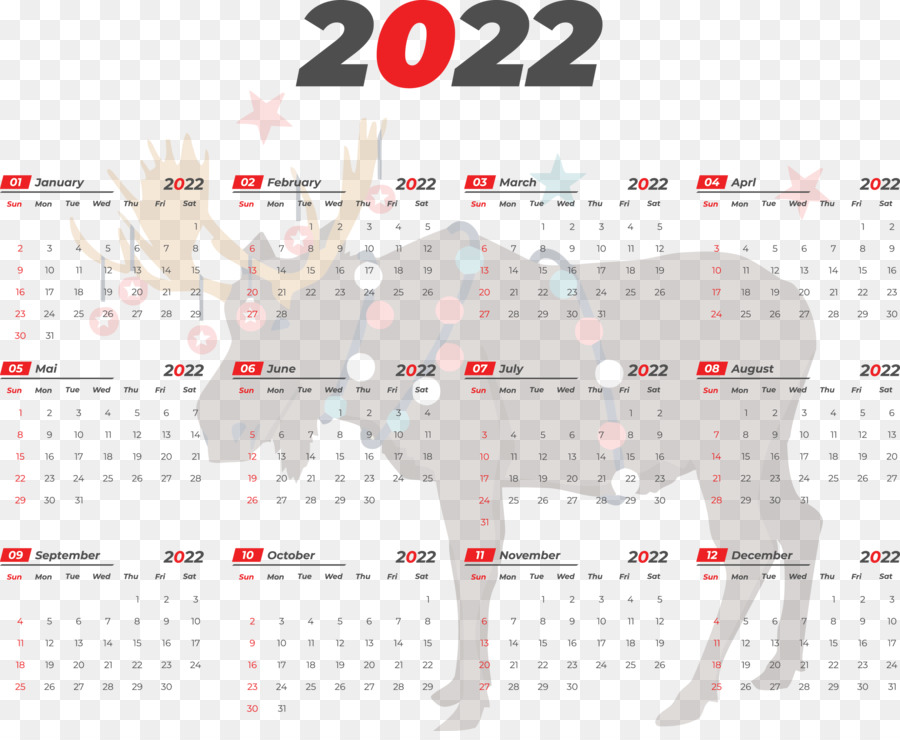 Calendario 2022 calendario annuale 2022 - 