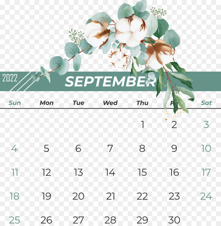 Kalender-Schrift-Blumenbaum-Meter - 
