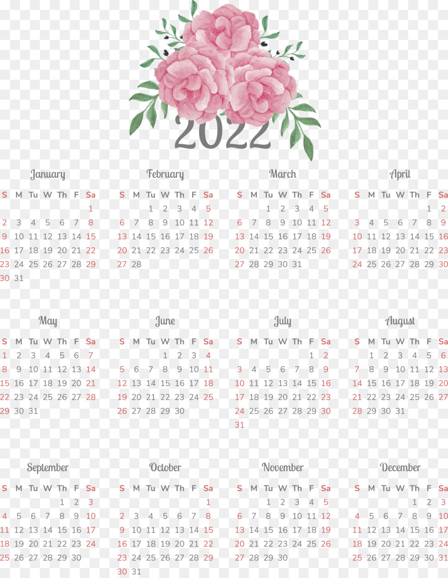 calendar font flower 2011