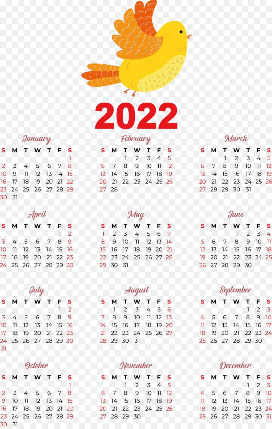 Lịch 2022 Lịch Lịch Ngày 2027 - 