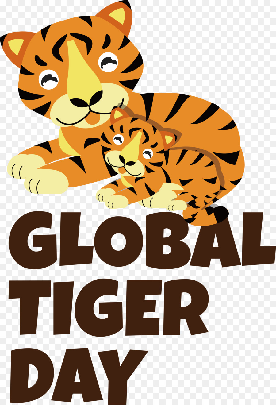 tiger drawing cartoon vector traditionally animated film