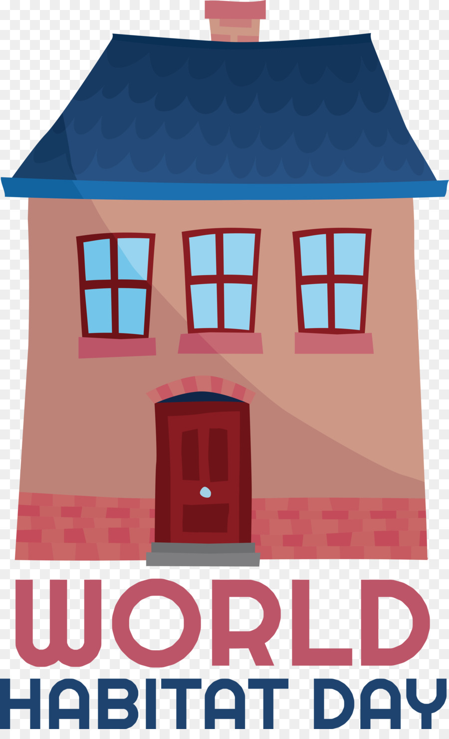 poster habitat house logo society
