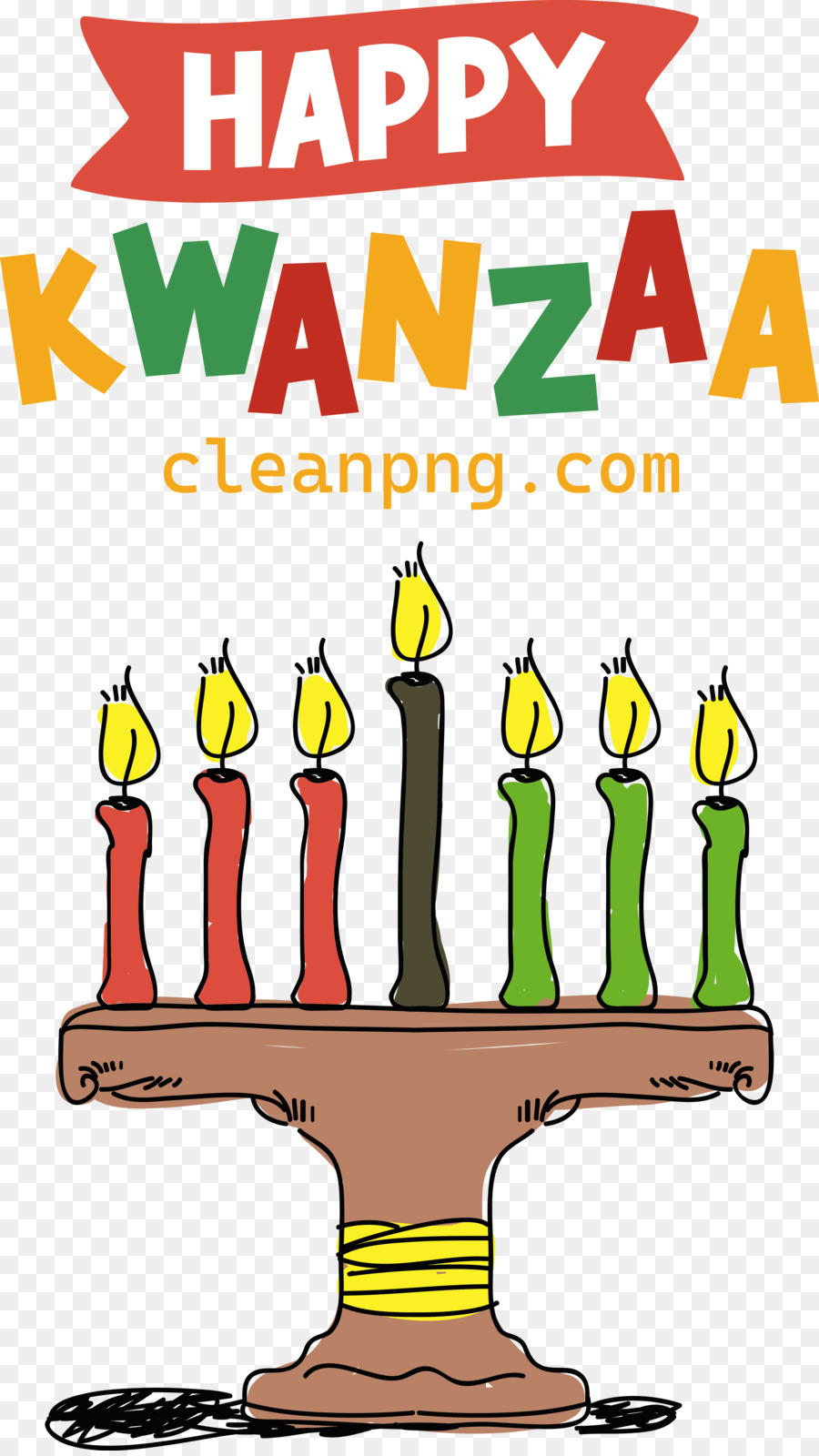 glückliche kwanzaa - 