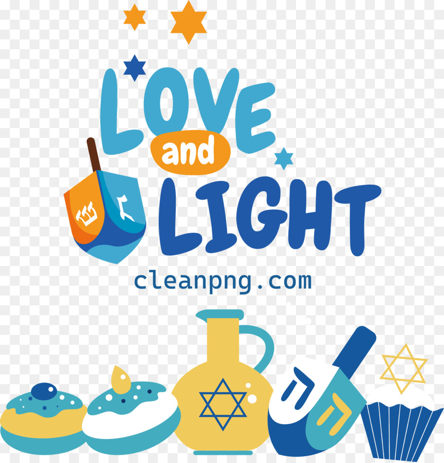 Happy Hanukkah Love Light - 