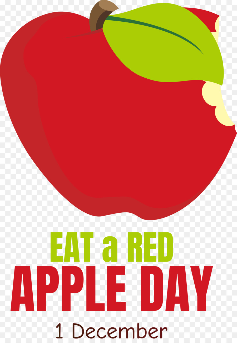 Rot Apfel essen einen roten Apfeltag - 