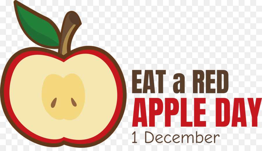 Essen Sie einen roten Apfeltag roter Apfel - 