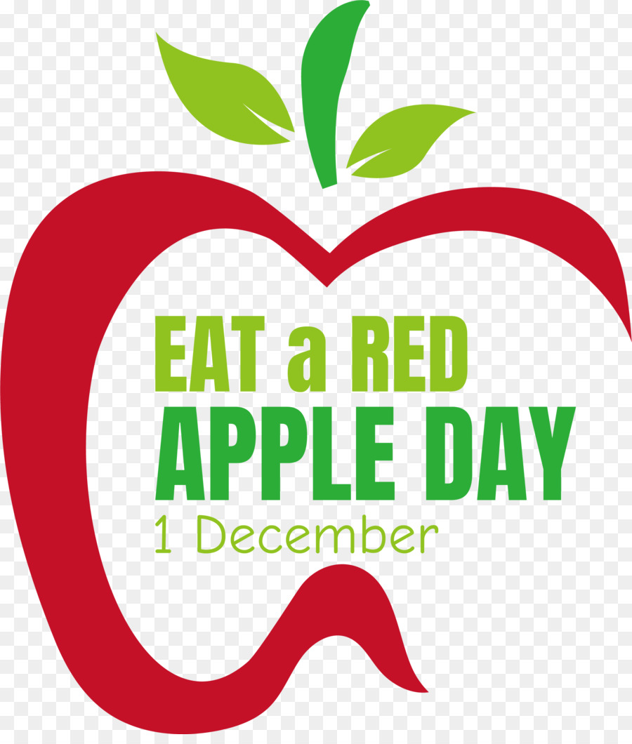 Essen Sie einen roten Apfeltag roter Apfel - 
