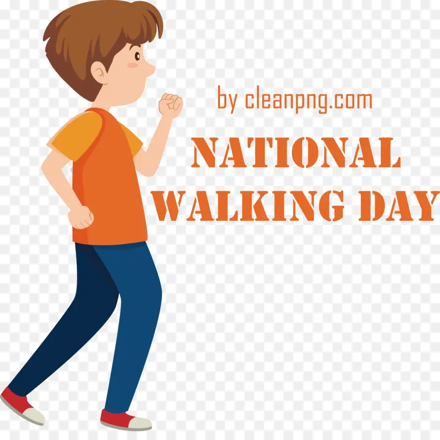 Nationaler Walking -Tag zu Walking Tag - 