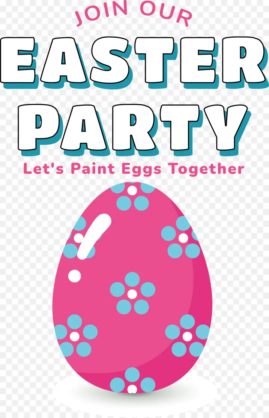 easter party paint eggs