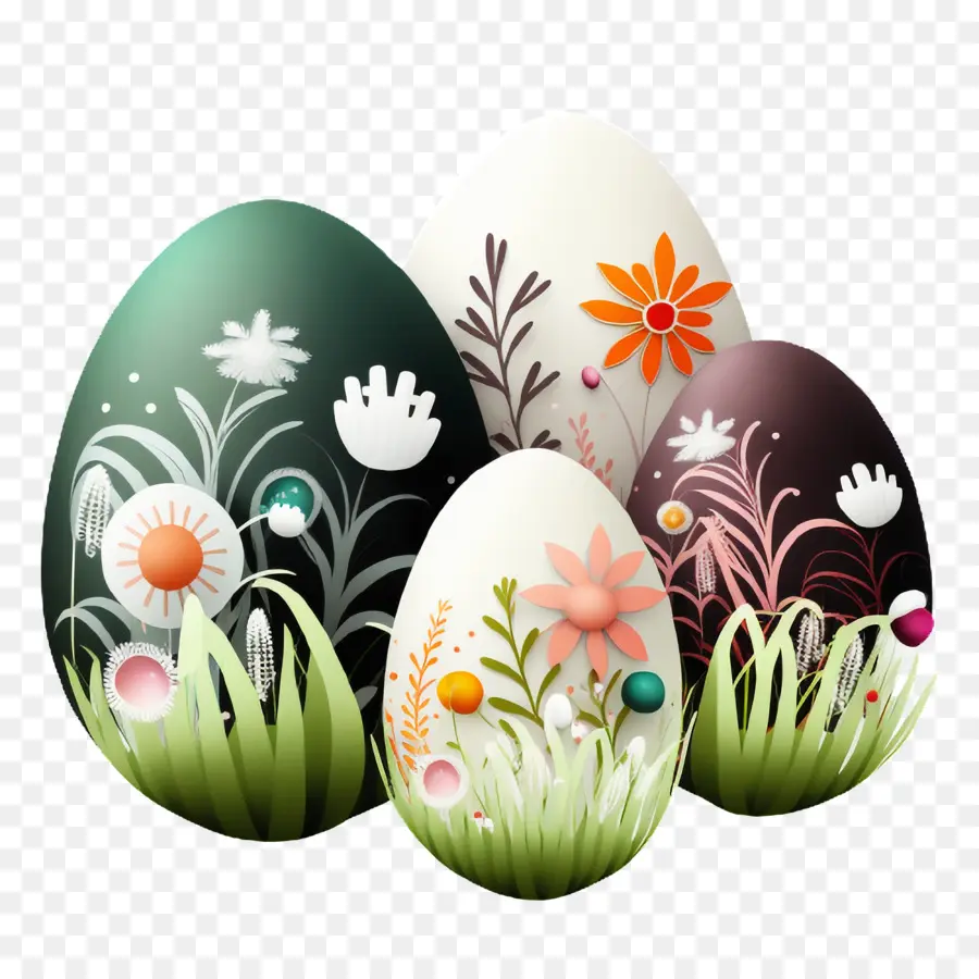 arredamento floreale di Easter Eggs - 