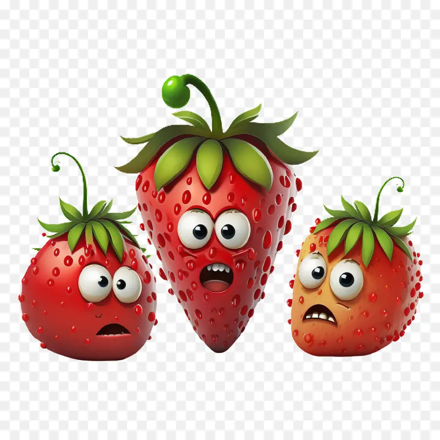drei Erdbeeren - 
