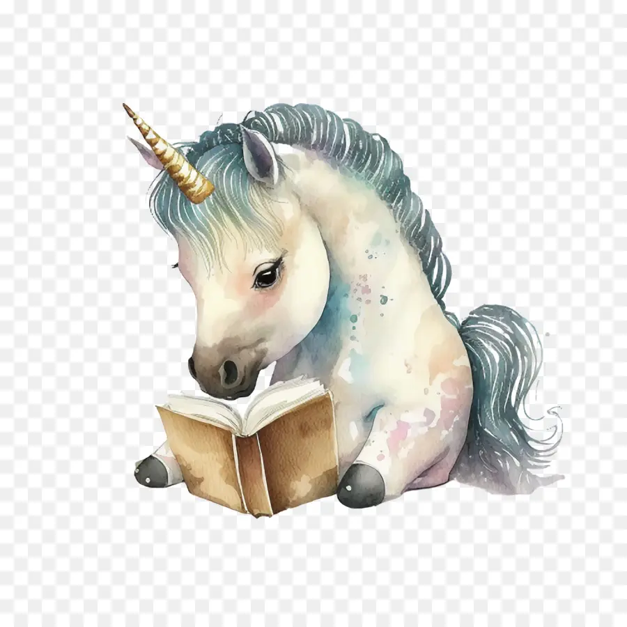 watercolor unicorn little unicorn book