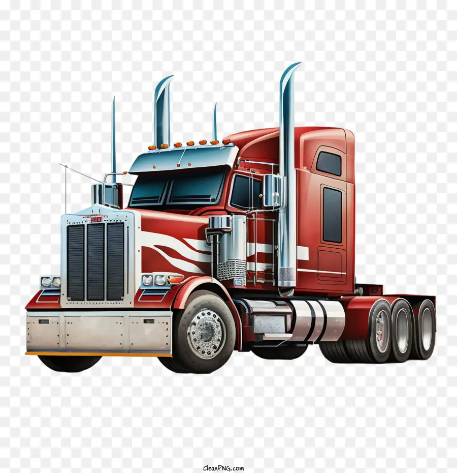 Semi -camion semi -camion semi -camion realistico - 