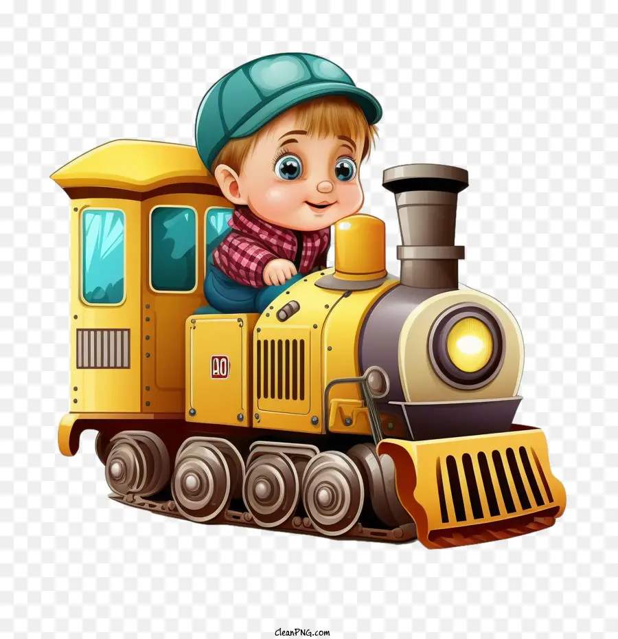 Train trẻ dễ thương Train Train Cartoon Train Train - 