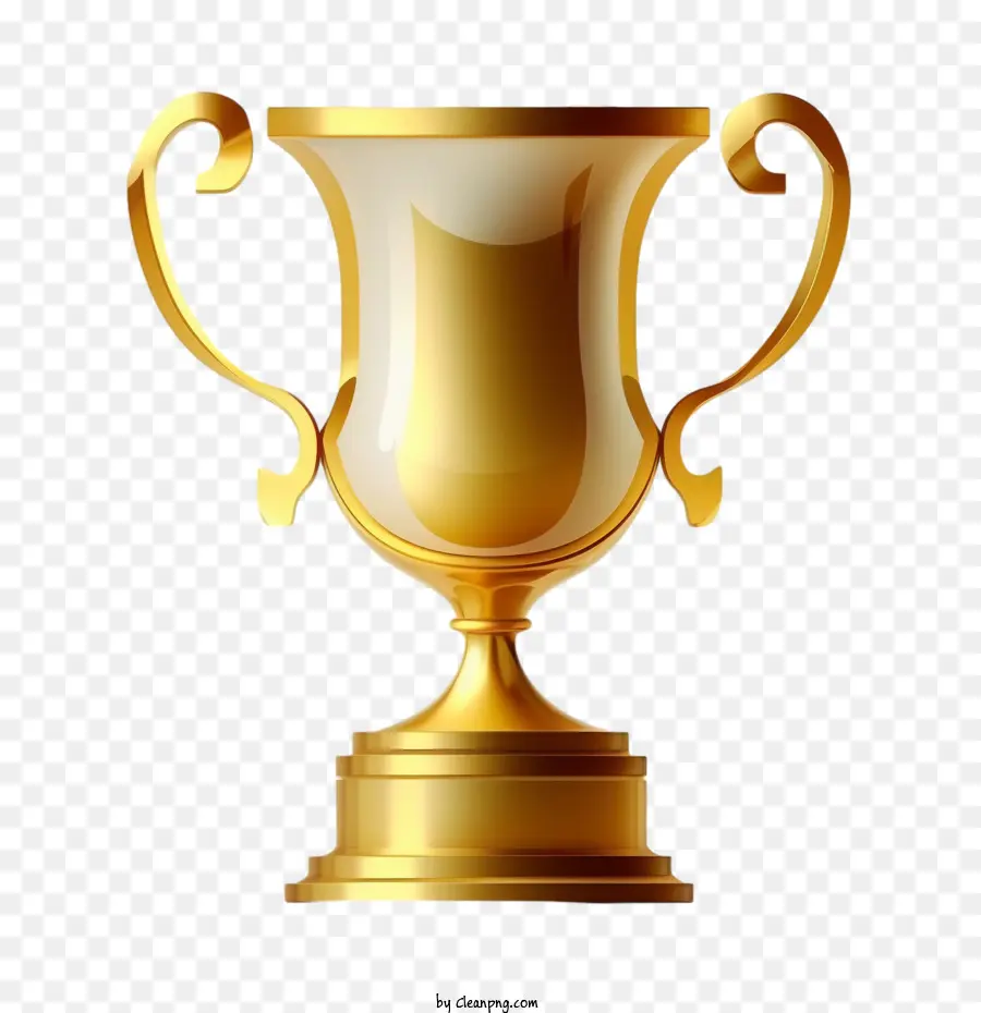 Flat Trophy Cup Trophy Cup Golden Trophy Cup - 
