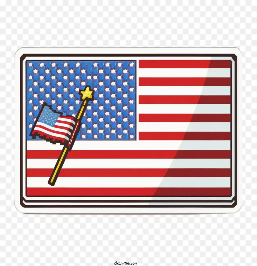 amerikanische Flagge - 