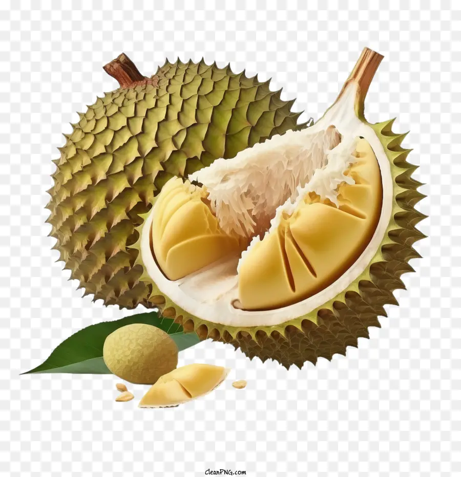 3d durian durian maturo succoso succulento - 