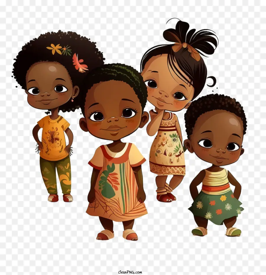 Internationaler Tag der afrikanischen Kinder African Child African American Children Group - 