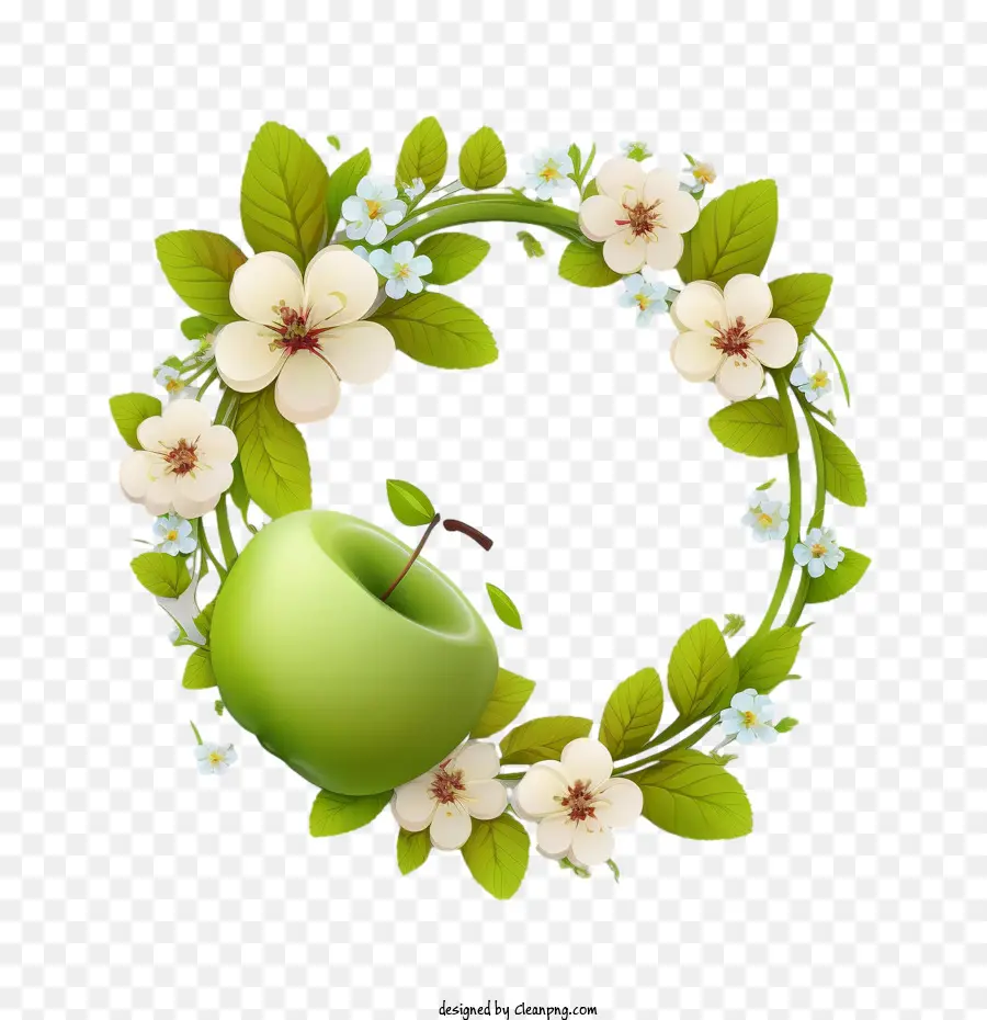 green apple apple wreath apple green wreath