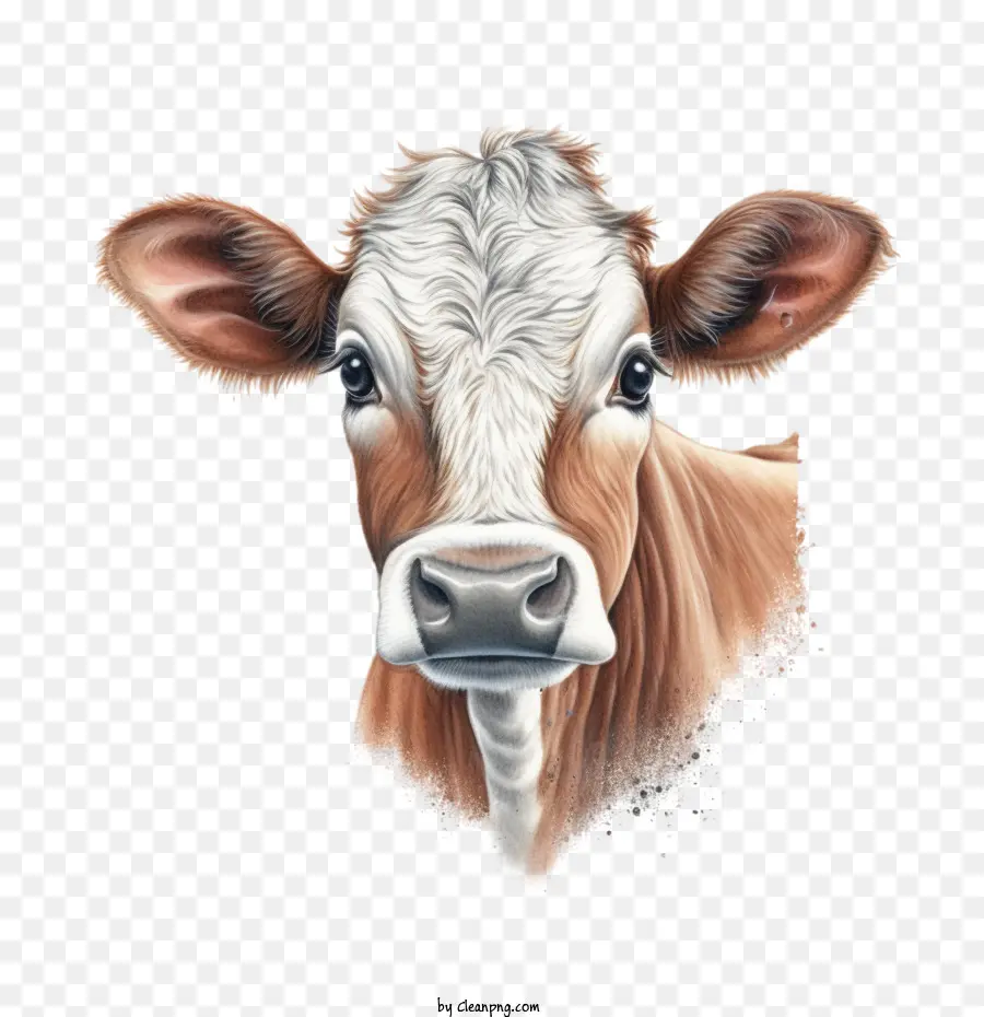 cow cute cow brown cow face eyes
