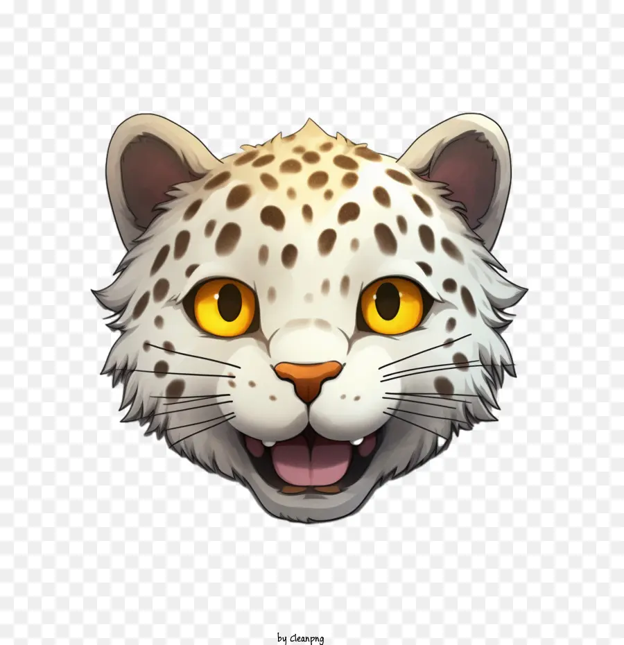 leopard leopard emoji leopard face wild animal