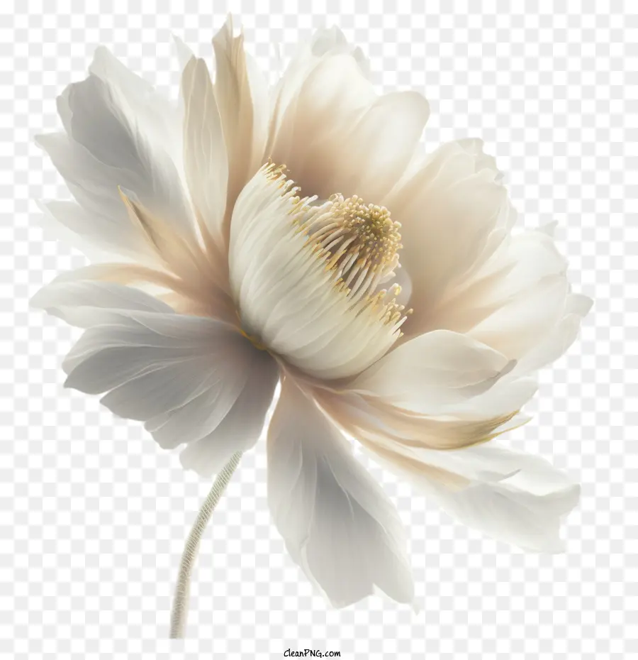 Blume weiße Blütenblätter zart - 
