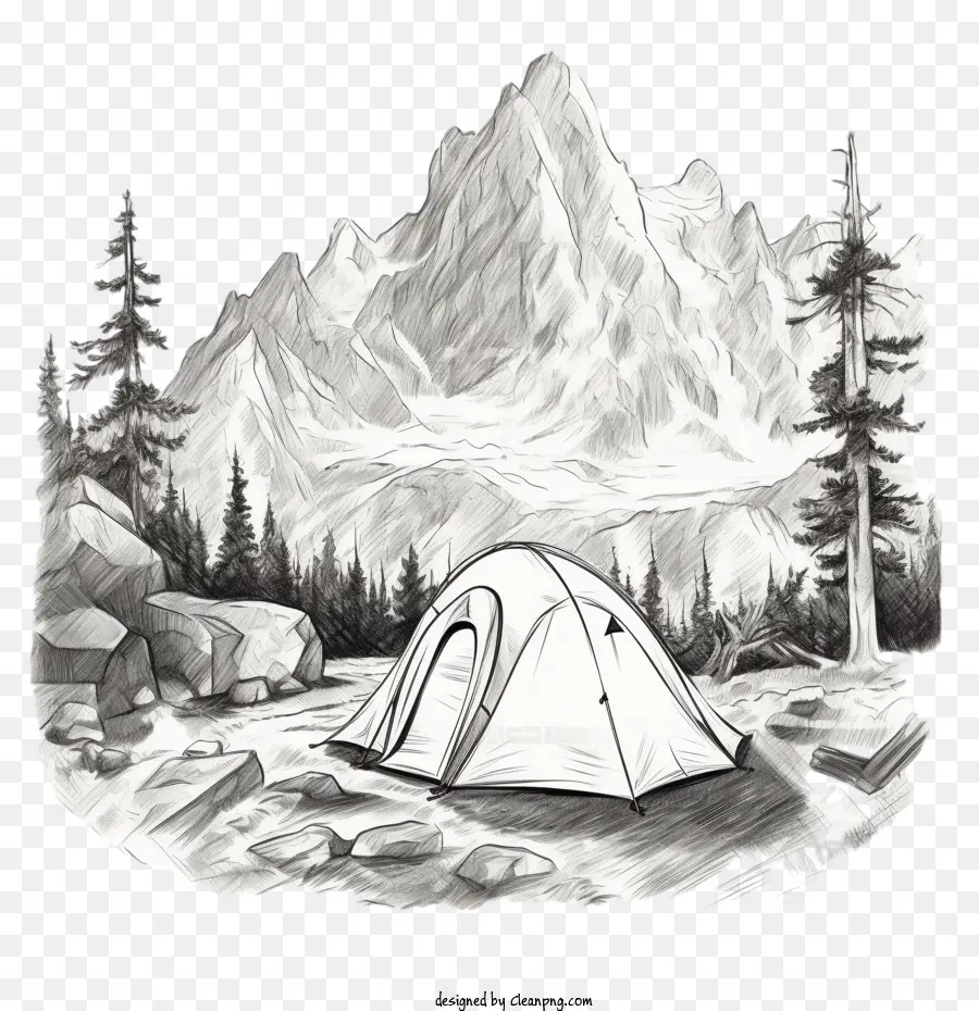campeggio
 
Montagne della tenda da campeggio naturale - 
