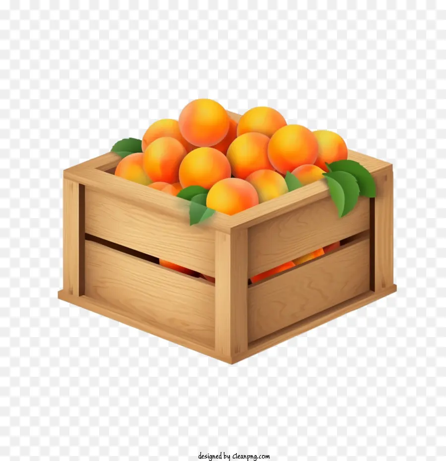 Aprikosen Obst Pfirsich Frucht Holzkiste Holzkiste - 
