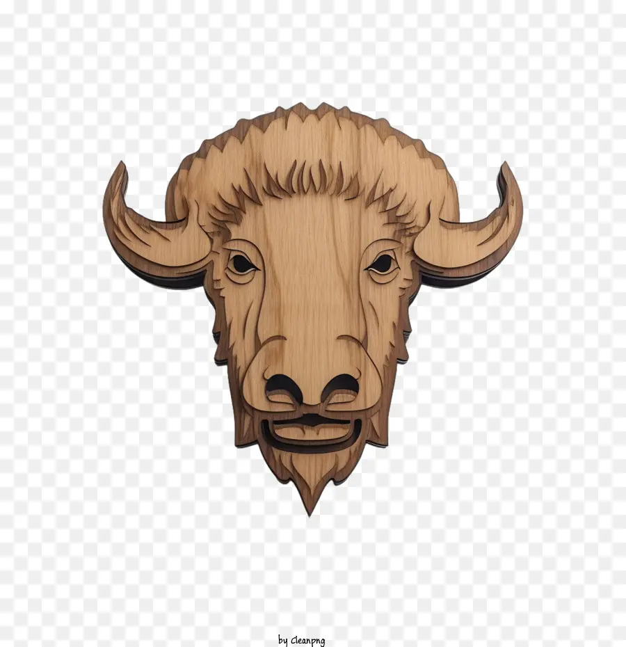 bison head bison wildlife nature
