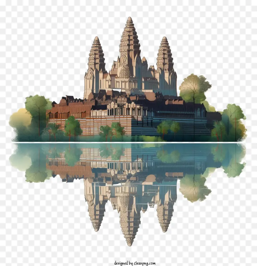 Kambodscha Tempelarchitektur Wat Himmel - 
