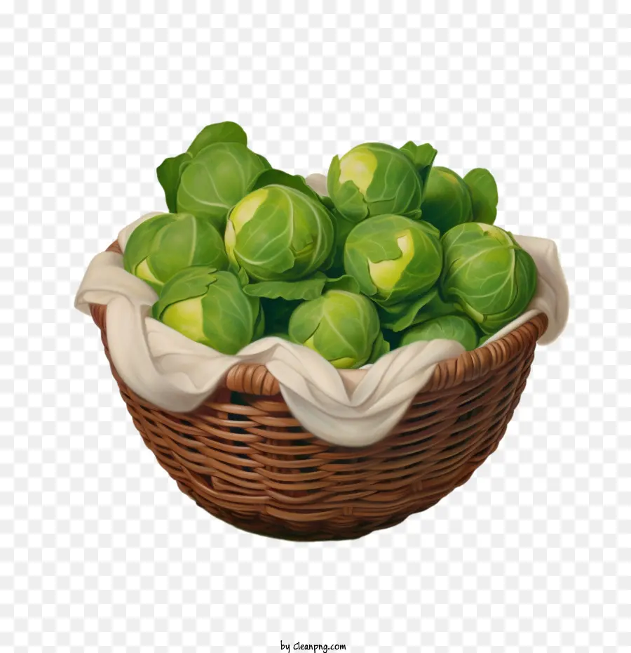 brussels sprouts shiny round green vegetables