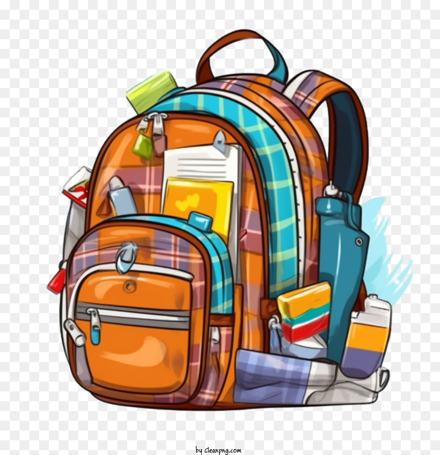 School Backpack Icon, HD Png Download - kindpng