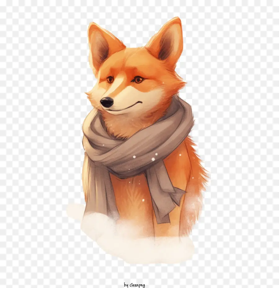 Fox Fox Fell süßer Winter - 