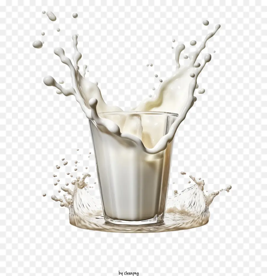 Milch Milchspritzglas Flüssigkeit - 
