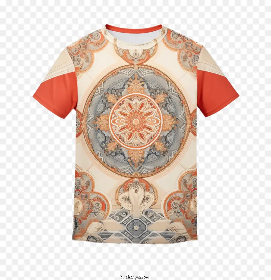 t-shirt ornate intricate abstract medallion