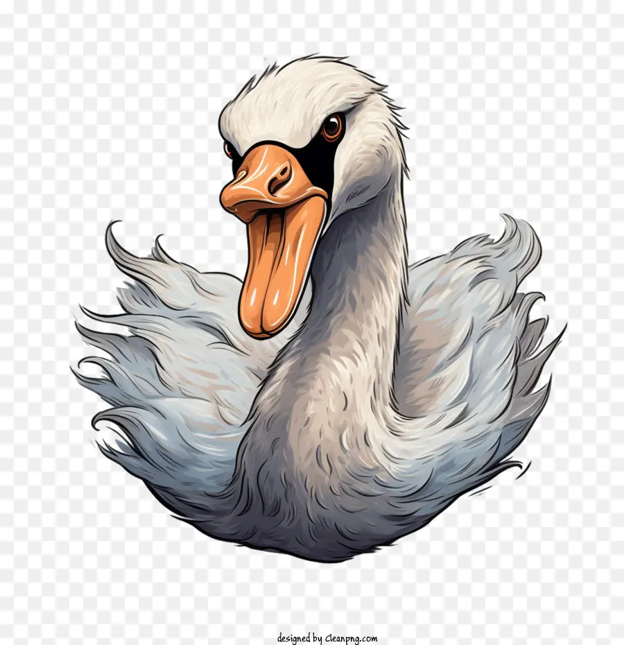Swan Schwan Vogel weiße Federn - 