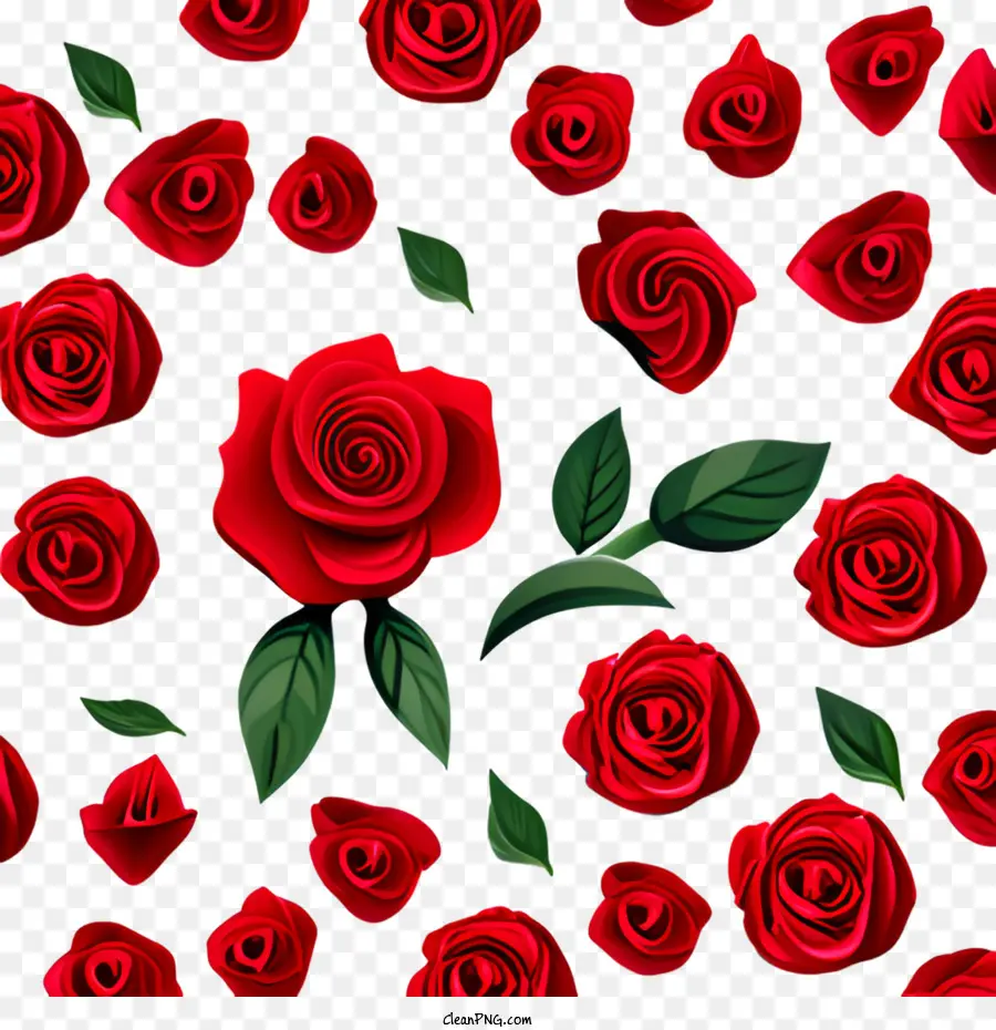 bông hồng đỏ - 