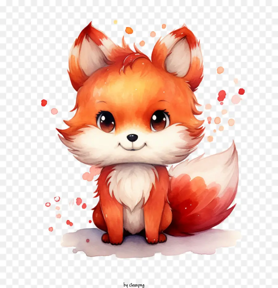 little fox
 cute fox foxy cute fluffy